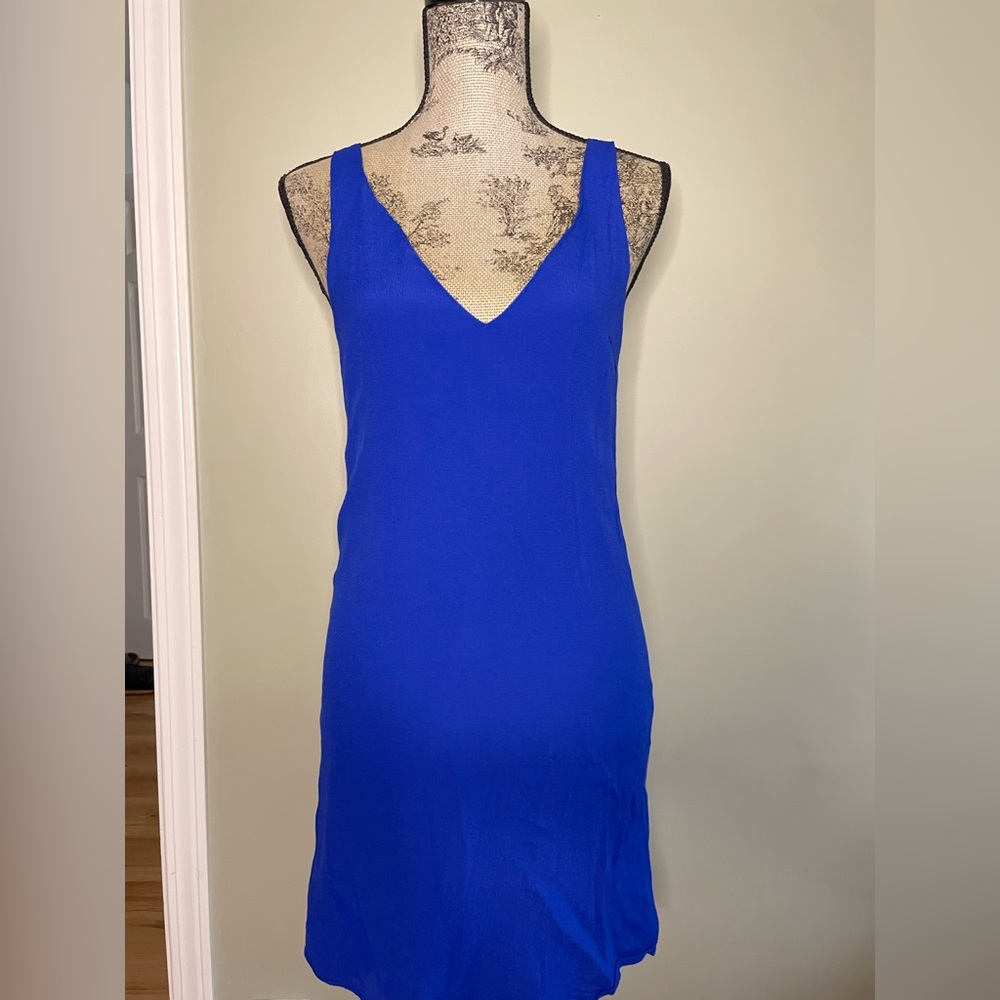 Lulus V-Neck Blue dress